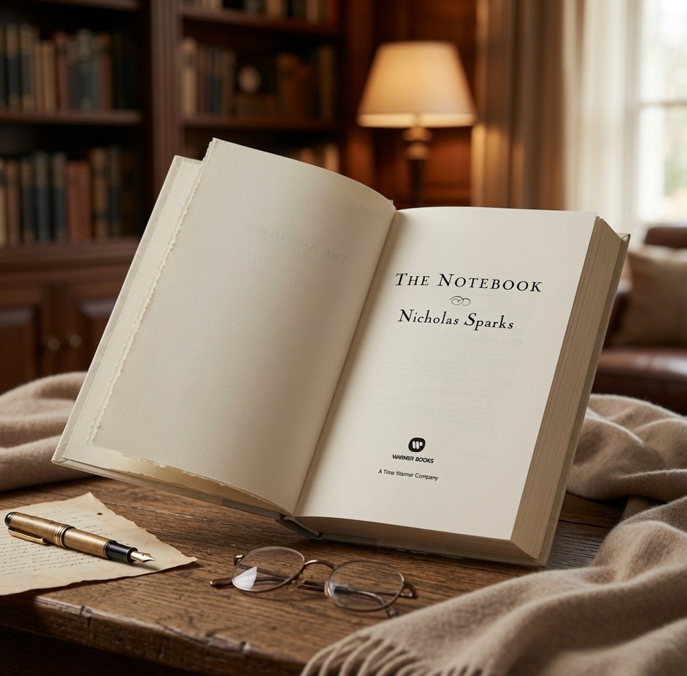 The Notebook by Nicholas Sparks 1996 1st Ed/1st Printing HC No DJ Inscribed